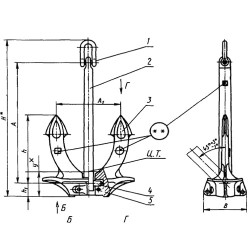 Якорь Холла 13000 кг ГОСТ 761-74